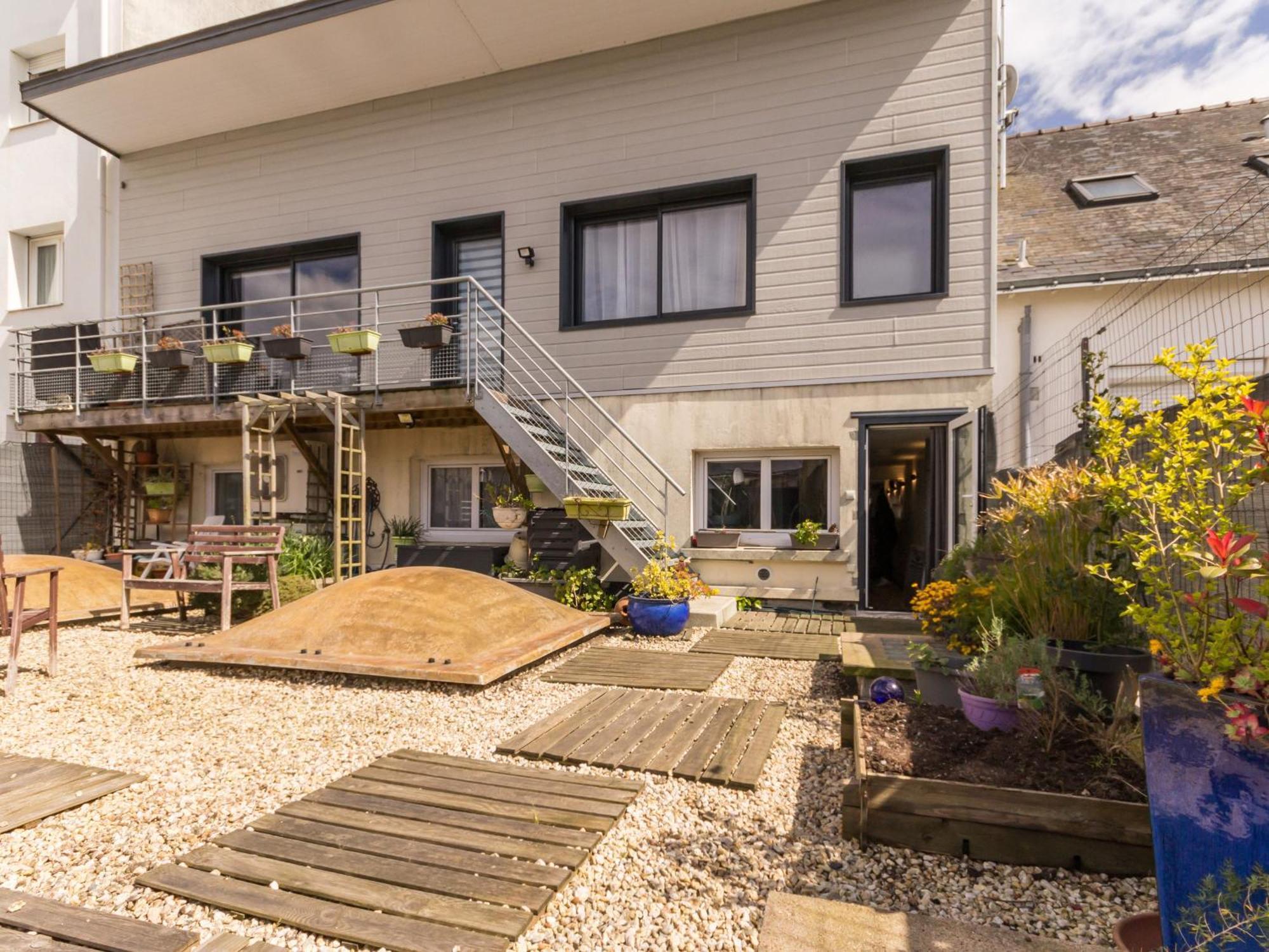 Maison De Ville A St Nazaire, Pres Du Front De Mer, Climatisee, 3 Chambres Avec Sdb Privatives, Wifi - Fr-1-306-1203 サン・ナゼール エクステリア 写真